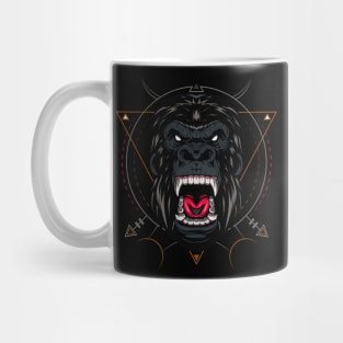 Angry gorilla head Mug